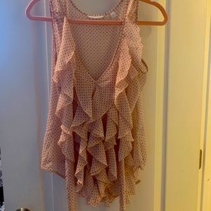 New York & Company polka dot top